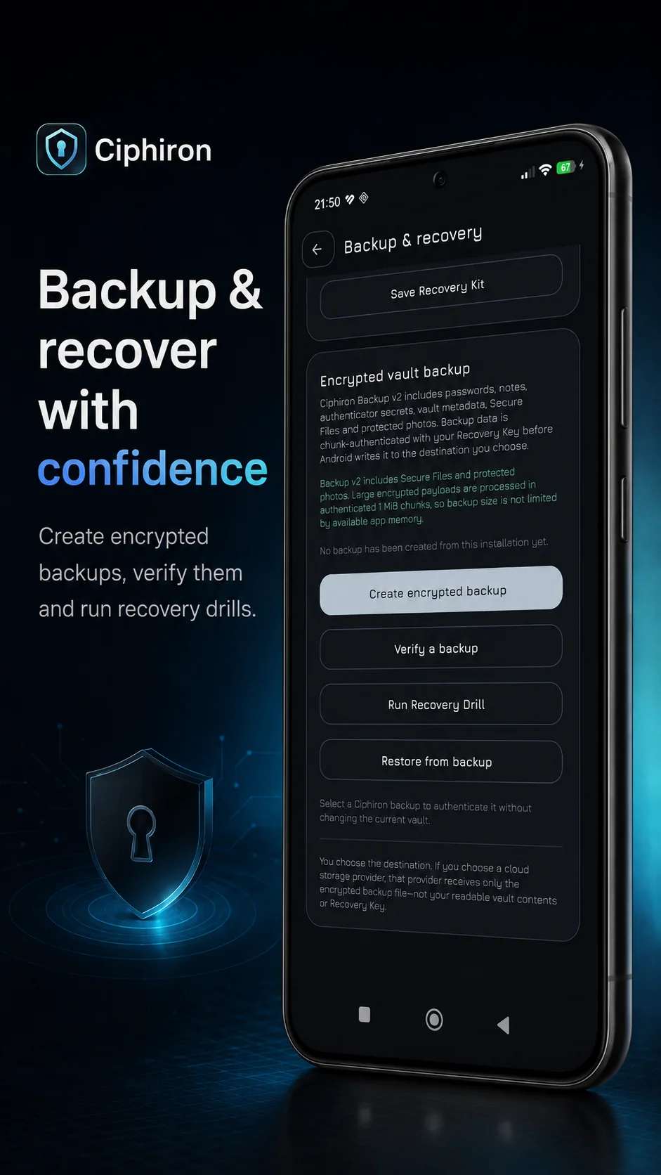 Backup & recovery