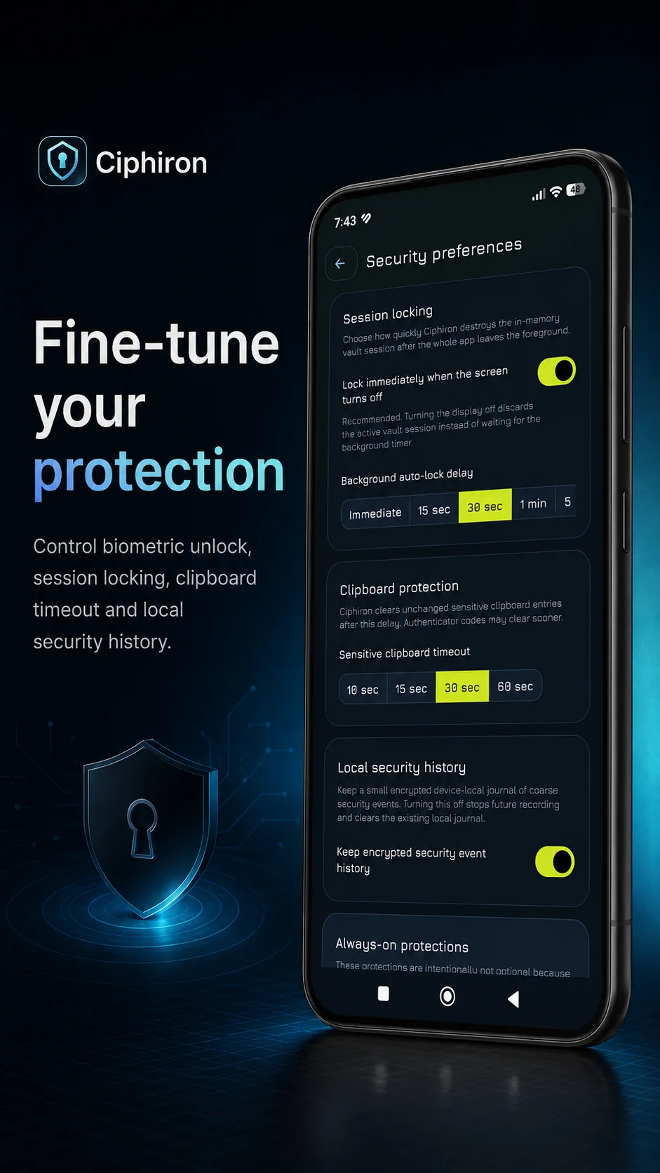 Fine-tuned protection
